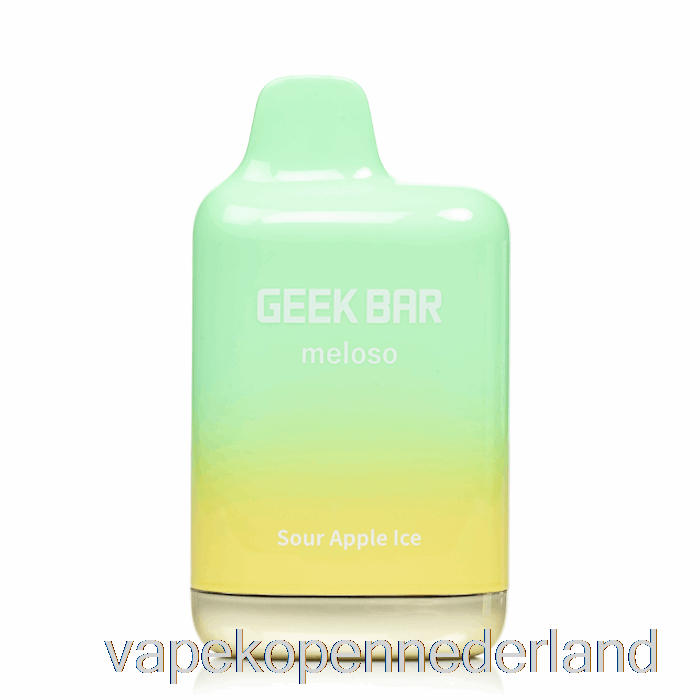 Vape Nederland Geek Bar Meloso Max 9000 Wegwerp Zure Appelijs